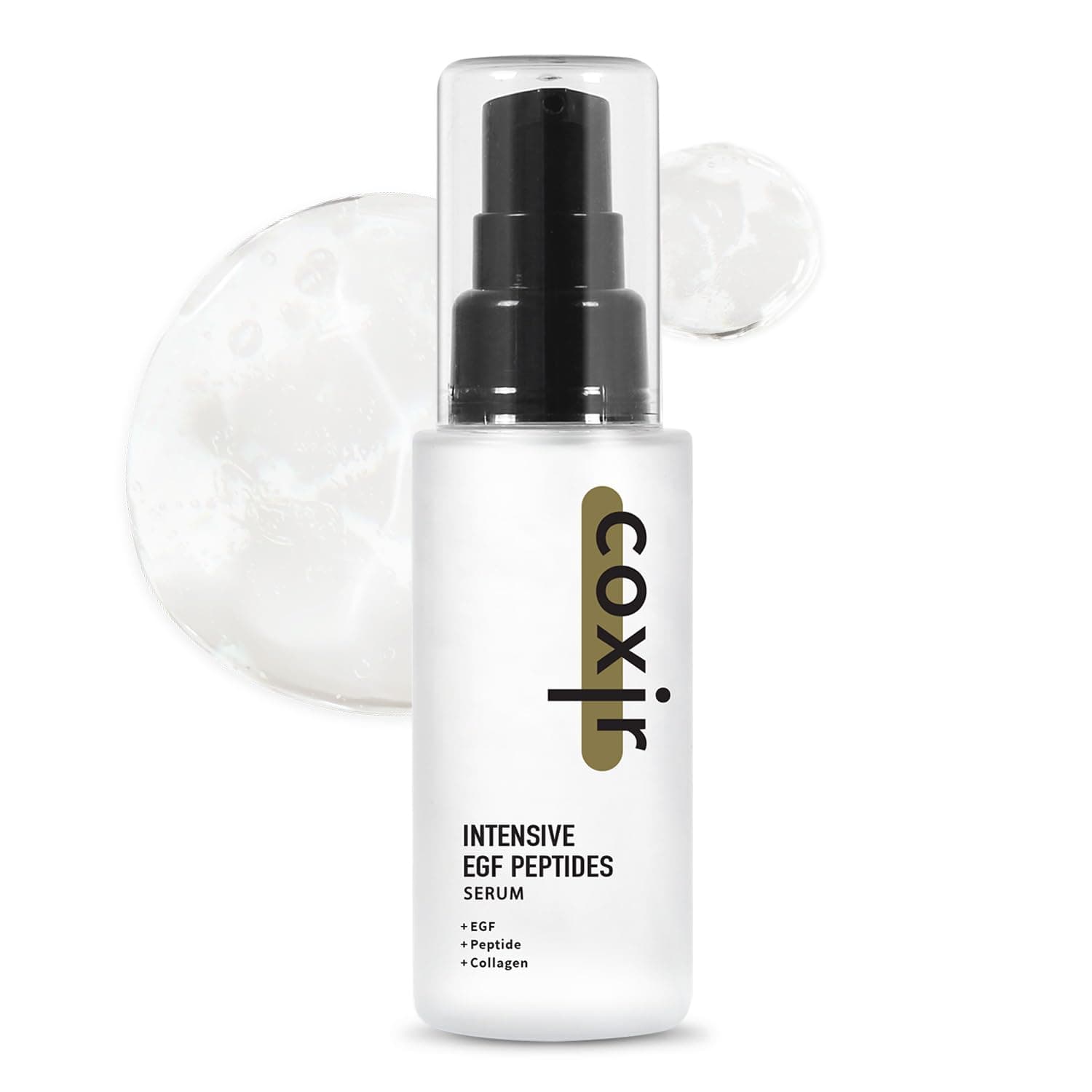 coxir INTENSIVE EGF PEPTIDES SERUM l EGF(Epidermal Growth Factor), Peptide, Niacinamide, Collagen l Firming l Korean Skincare (1.69 Fl Oz (Pack of 1))