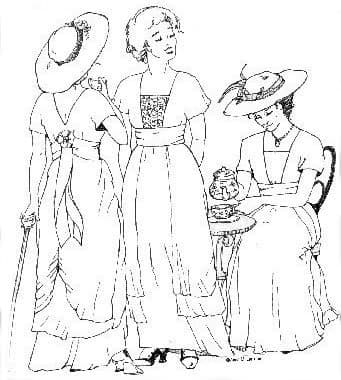 1910s Tea Gown Pattern