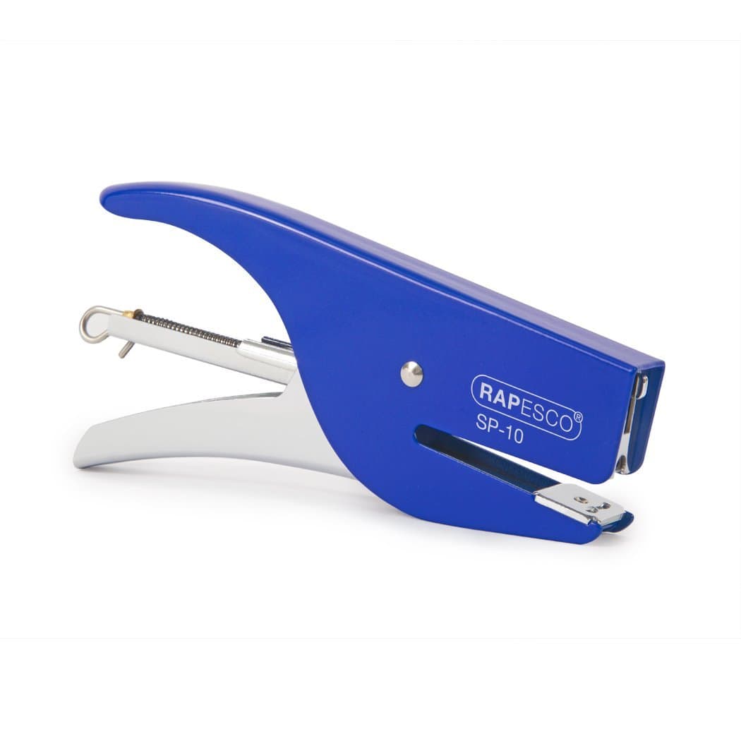 Rapesco 1329 SP-10 Stapling Plier, 12 Sheet Capacity, Blue