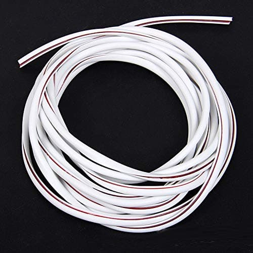 Auto Snap Car Door Edge Guards U Shape Edge Trim Rubber Seal Protector Guard Strip Car Protection Door Edge Fit for All Cars White