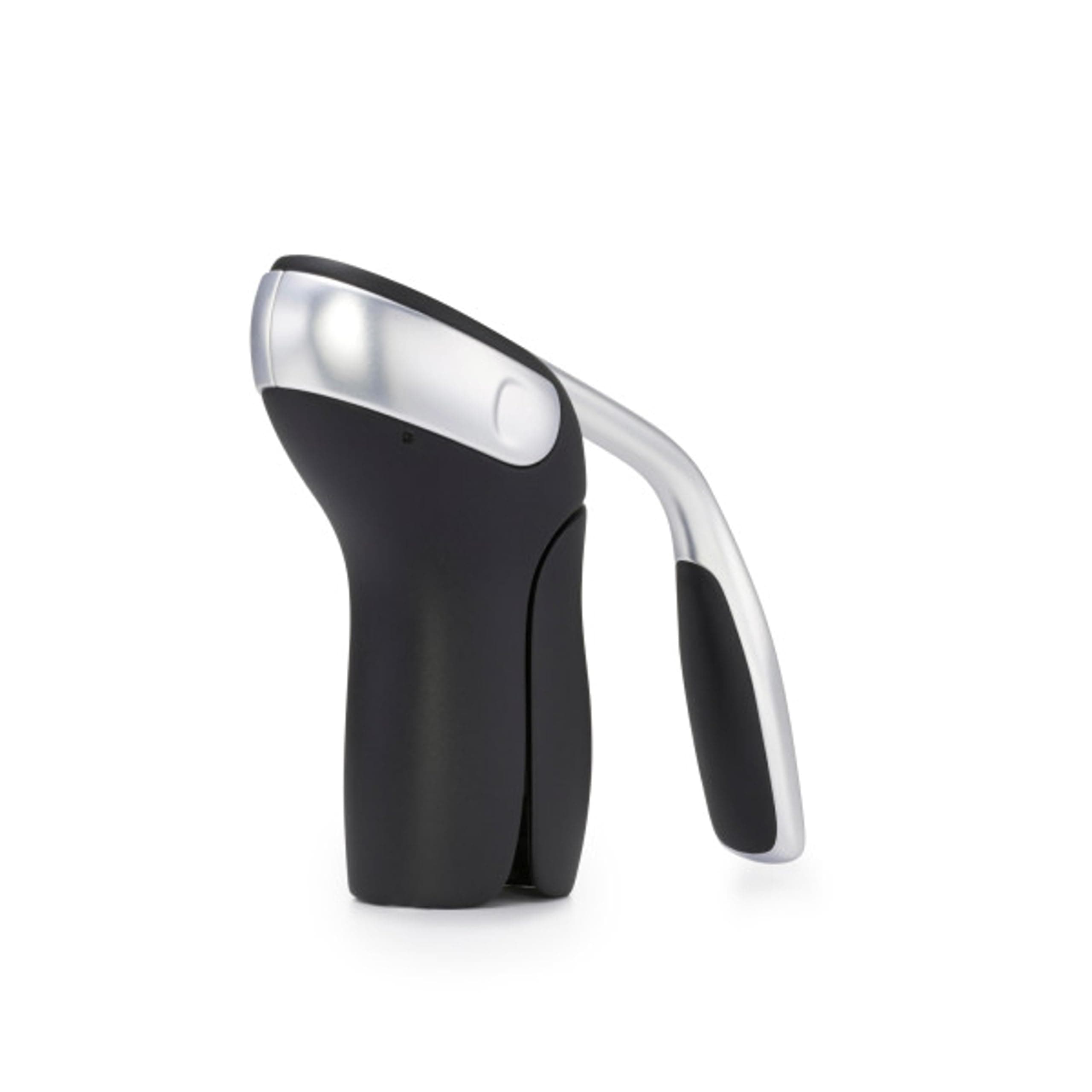 OXO Steel Vertical Lever Corkscrew with Removable Foil Cutter