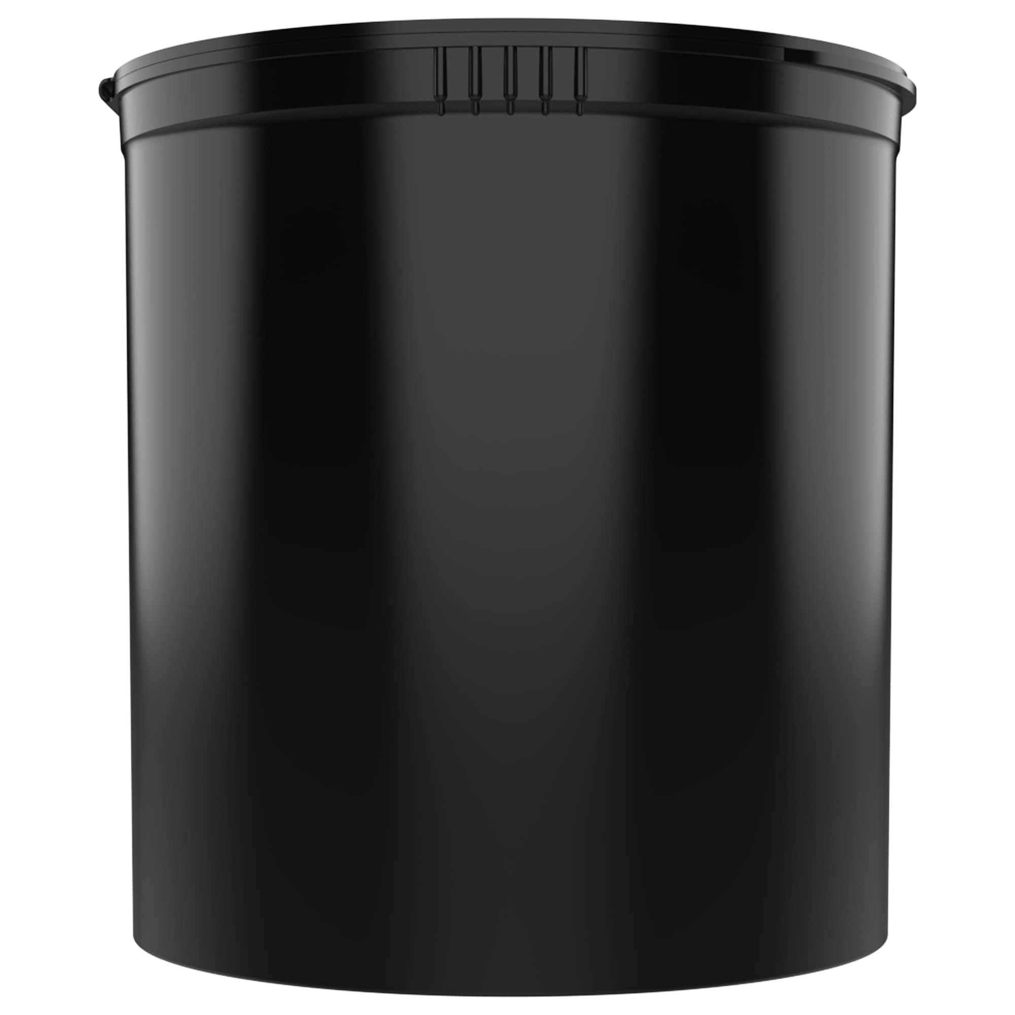 90 Dram CR Plastic Packaging Pop Top Containers - Child Resistant Travel Holder Vial Bottles - 60 qty (Black)