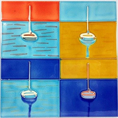 Sailing - Coastal Nautical Decorative Ceramic Tile (4-in x 4in)