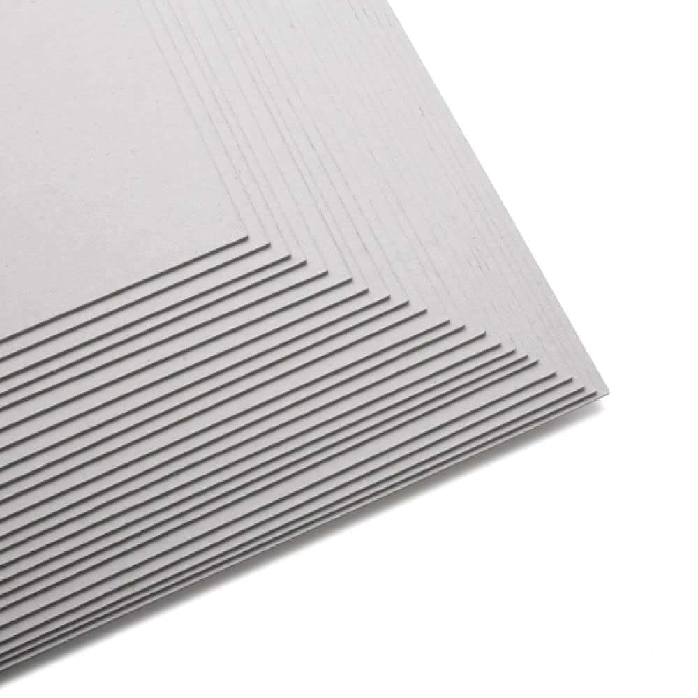 15 Sheets A4 Premium 1000 Micron 1mm GREYBOARD Thick Strong Backing Card Craft