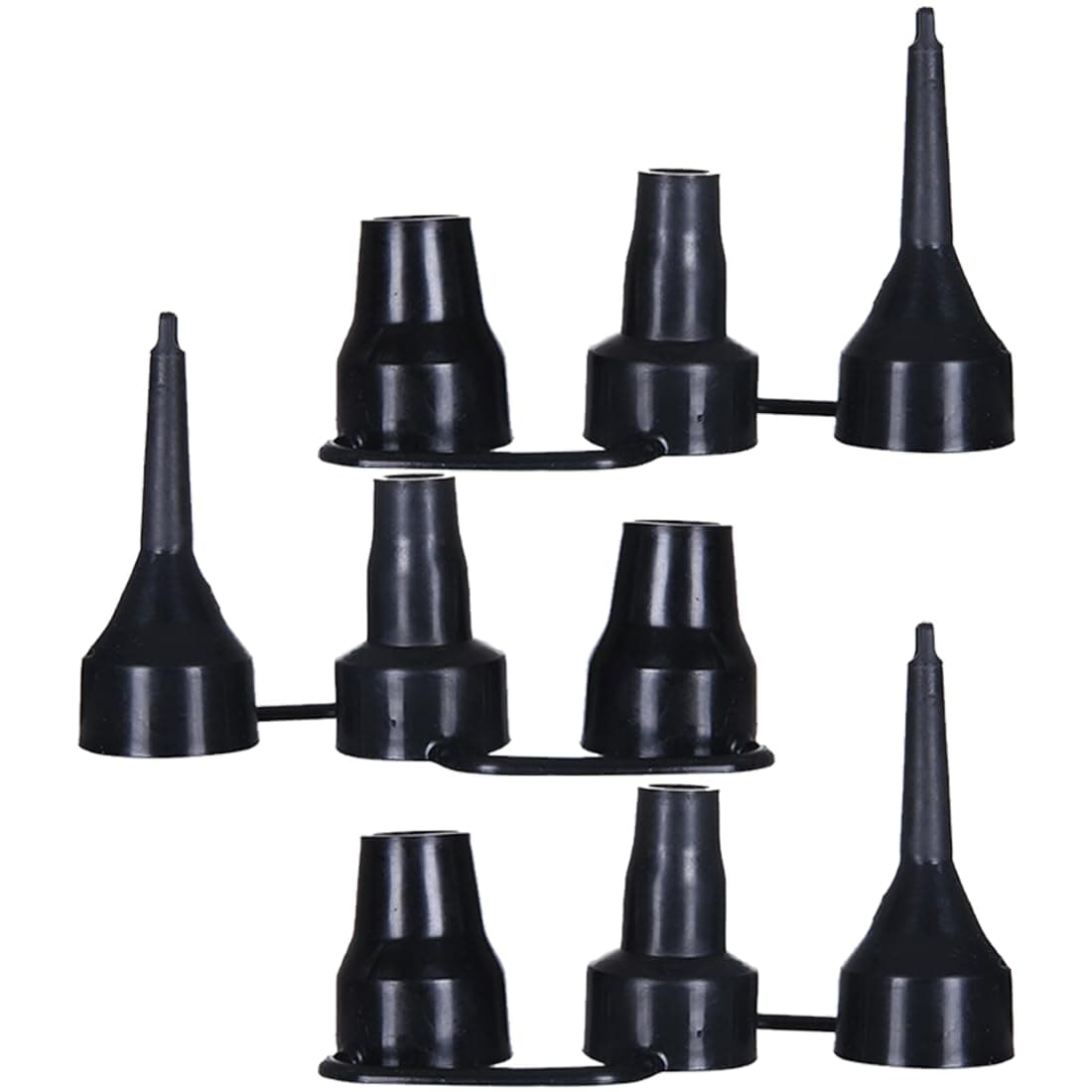 Air Pump Replacement Nozzles, 3 Pack Inflatable Pump Nozzles Head, Air Pump Inflator Adaptor Accessory for Partial Air Bed, Air Mattress etc