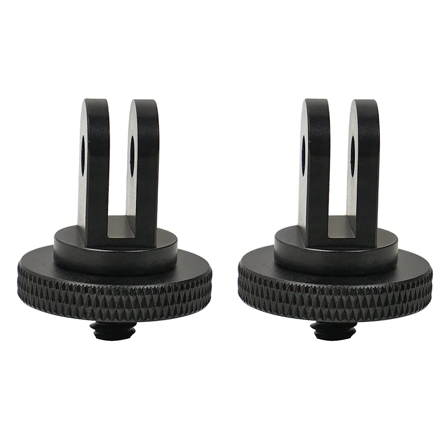SOLDOUT™ 2 PCS Mini Tripod Mount Adapter 1/4 Screw Head Adapter Compatible With GoPro Hero DJI Sony EKEN Camera Accessories (Pack of 2)