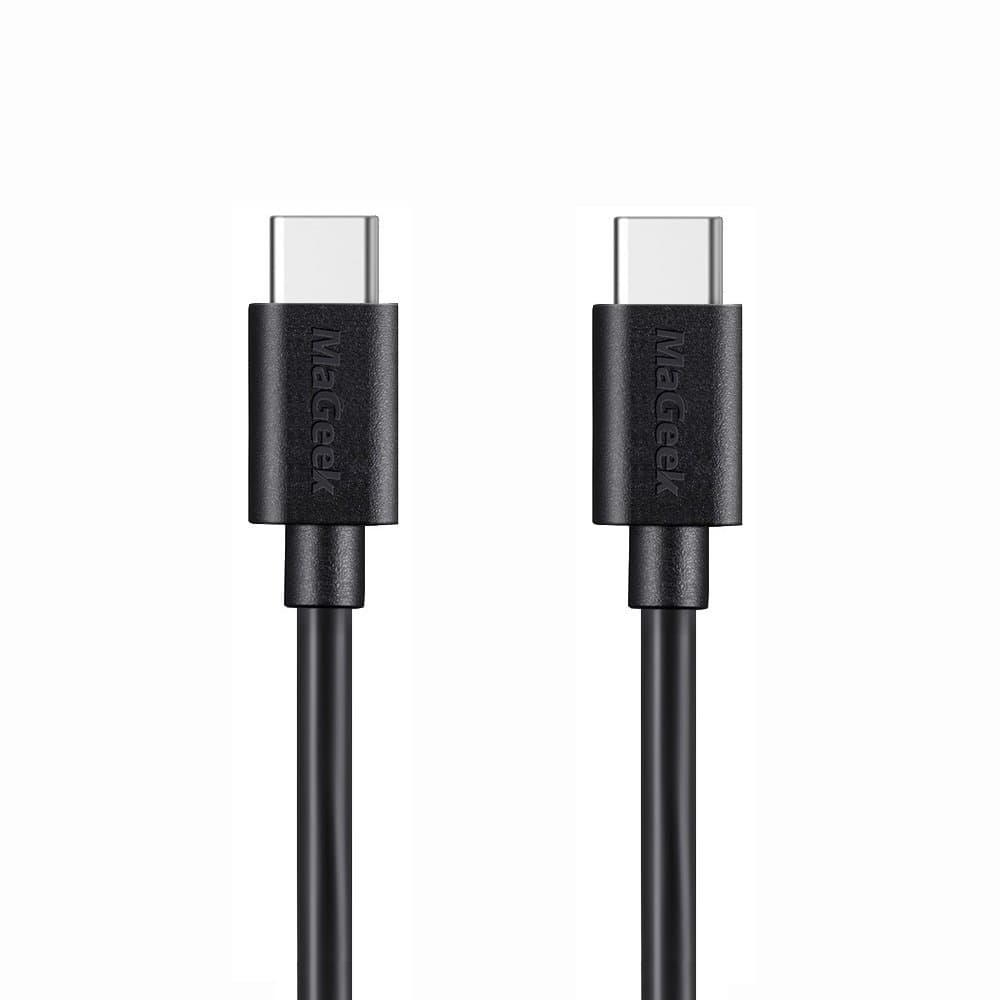MaGeek USB Type C To Type C Cable, (1.8m / 6ft) Extra Long USB Type-C to USB Type-C 2.0 Cable for Samsung Galaxy S8, S8+, the new MacBook, Nintendo Switch, Google Pixel, Nexus 6P,and More (Black)