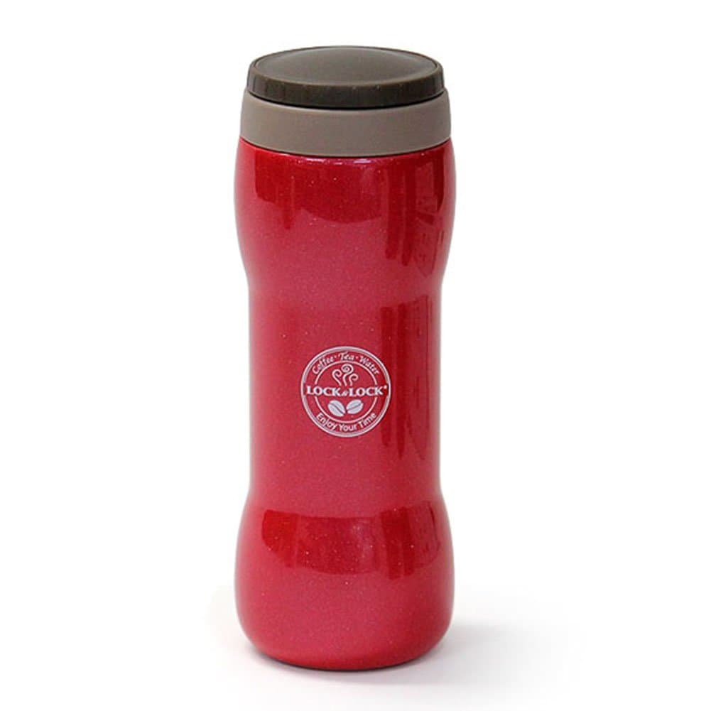 [Lock & Lock] Hot & Cool Dumbbell Grip Mug ll RED (350ml) LHC840R