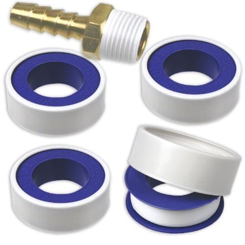 4-Rolls Teflon Tape Thread & Fitting Sealant 1/2" x 520" Roll by Industrial Tools