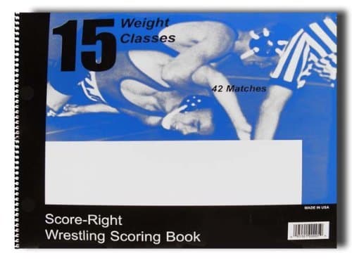 Score Right 30 Match Wrestling Scorebook Misc.