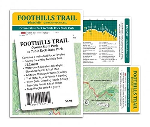 Antigravity Gear Foothills Trail Pocket Profile Map