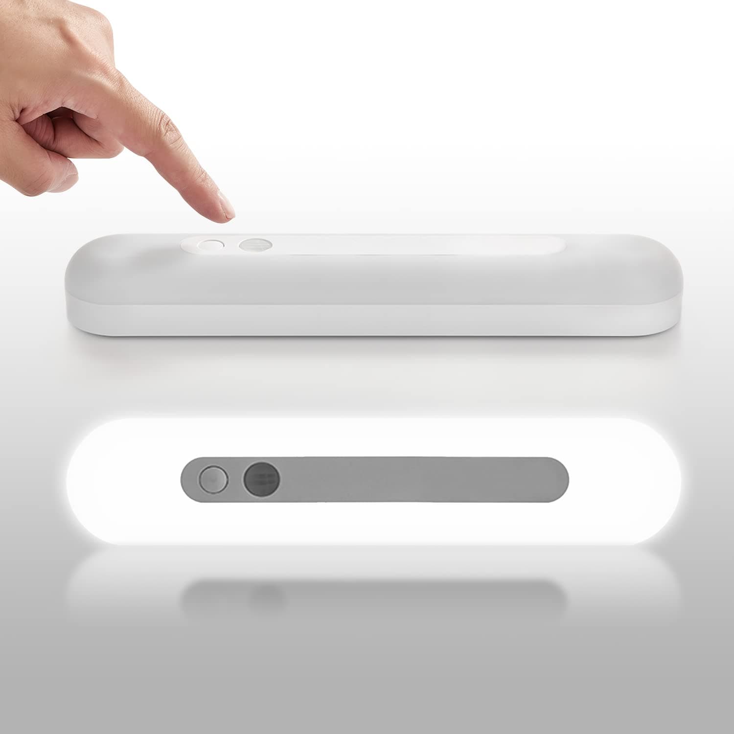 TDZDDYS [New Upgrading] 32-LED Closet Light, Motion Sensor Cabinet Lights, Battery Powered Light, USB Rechargeable, Dimmable, Magnetic Night Light for Kitchen, Hallway, Wardrobe, Cupboard（18CM-White）…