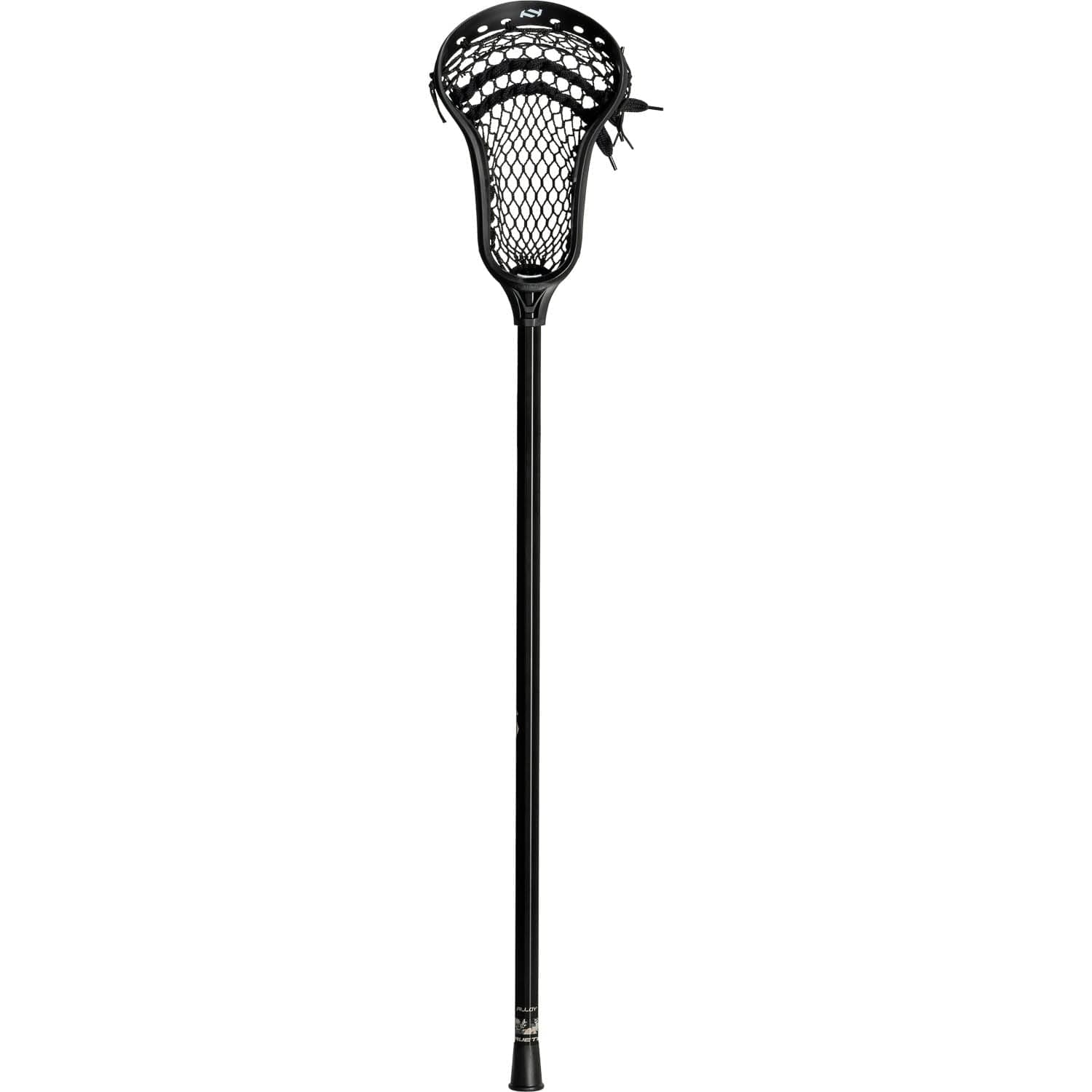 TRUE TEMPERCadet Intermediate Alloy Complete Lacrosse Stick, Black/Black