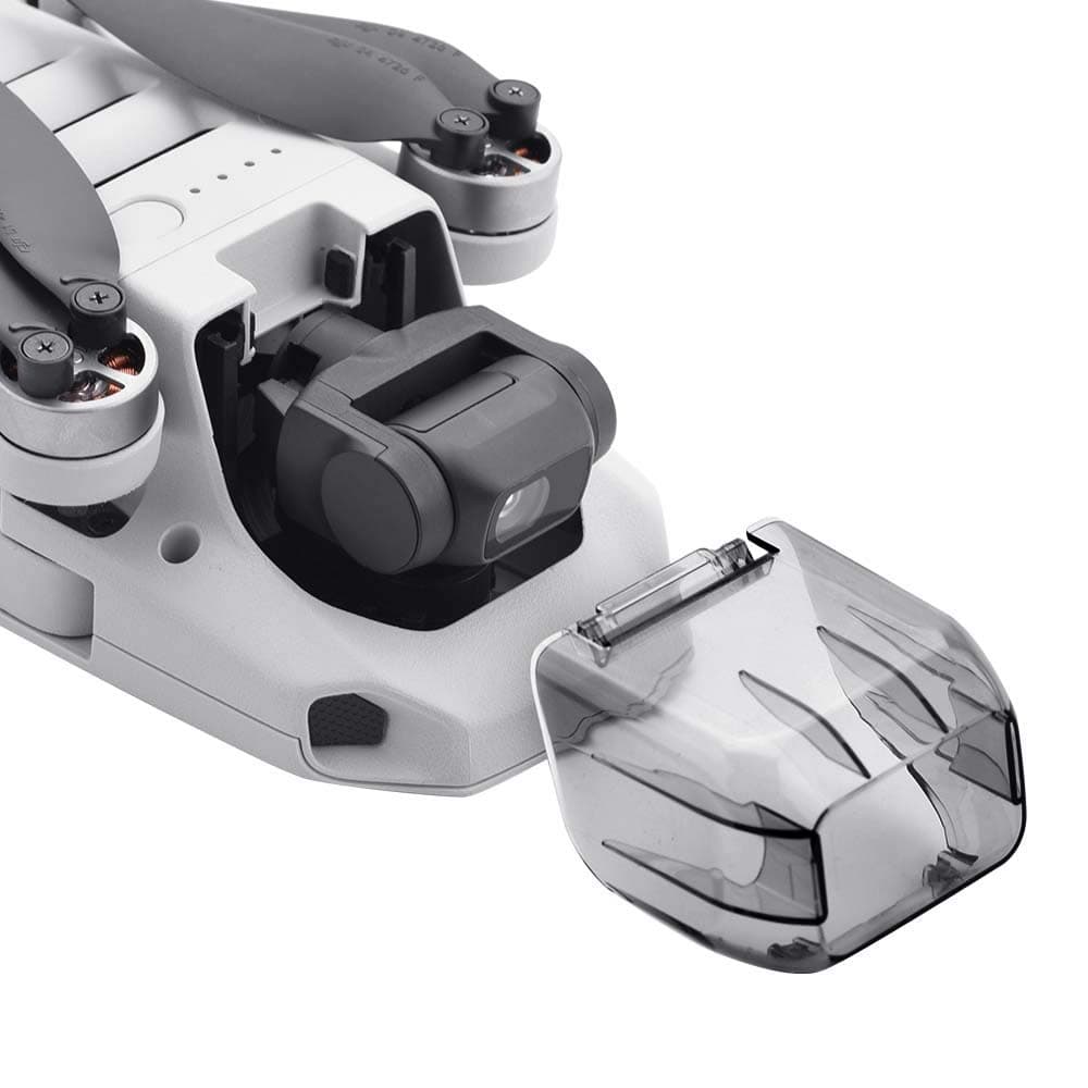 TUTUO Camera Guard Protector Lens Cap Cover for DJI Mini 2 /Mini Lens Protector Drone Accessories, Gimbal Lock Sun Hood Cover Lens Dust Proof Cap-Transparent and gray