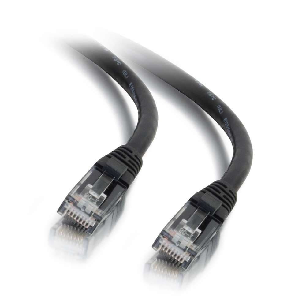C2G/ Cables To Go Legrand - C2G Cat6 Ethernet Cable, Snagless Unshielded Cat6 Patch Cable, Black Network Patch Cable, 10 Foot Snagless UTP Ethernet Cable, 1 Count, C2G 27153