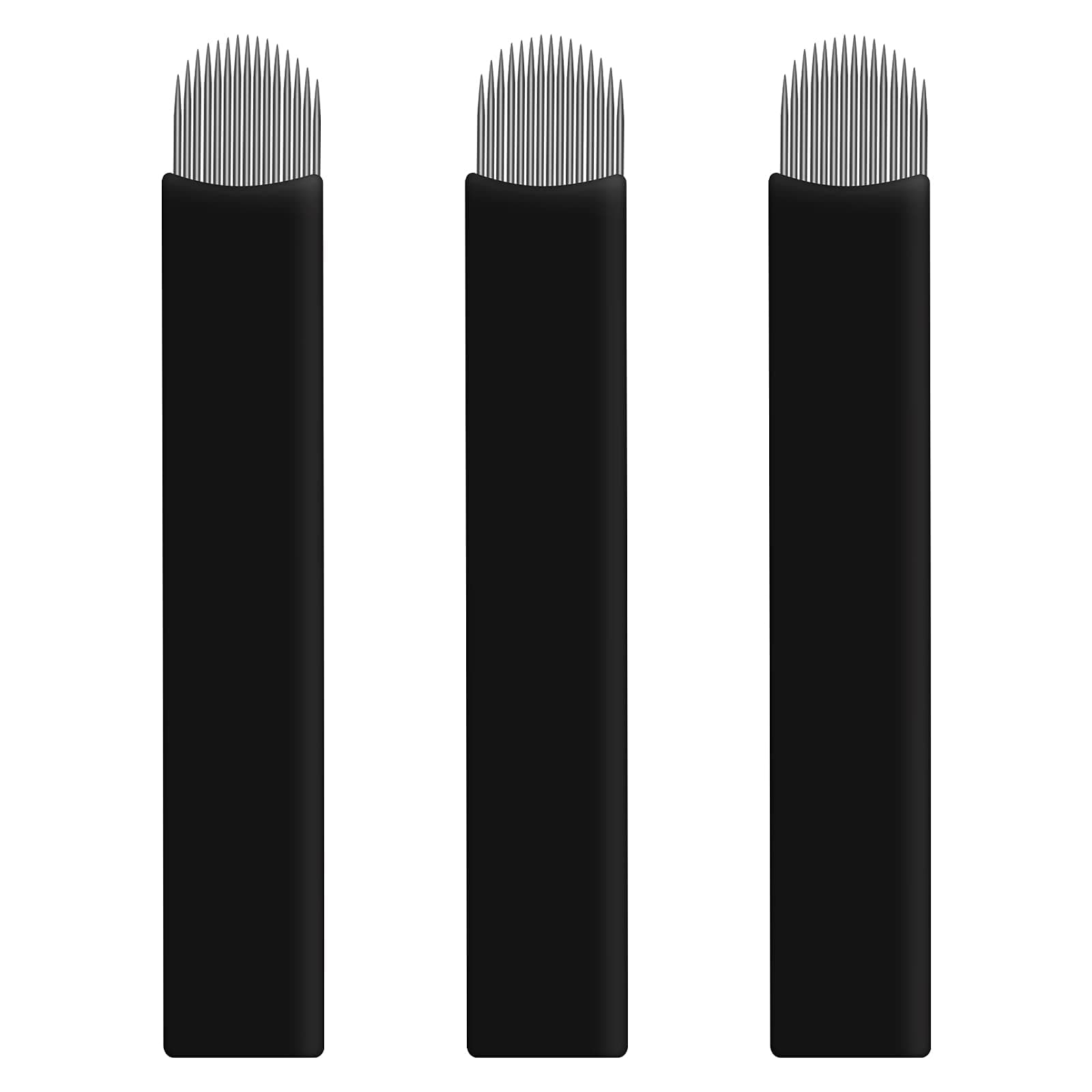 50pcs Black Disposable Microblading Blades U Shape 0.20mm Blade for Semi Permanent Makeup Beauty (U15)