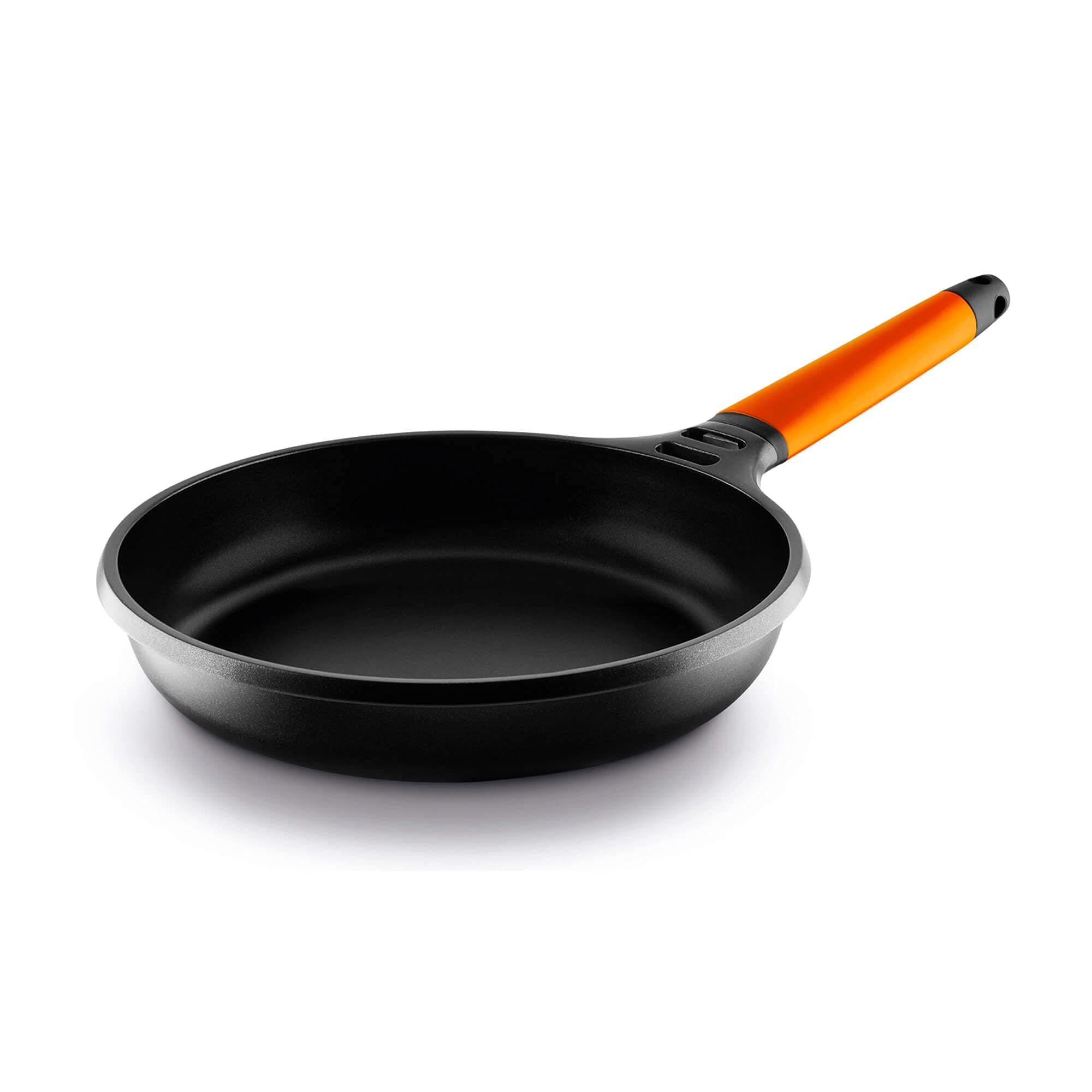 Fundix Castey Induction Frying Pan with Removable Handle, 20 cm, Cast Aluminium, Orange, 20 x 14 x 4.9 cm