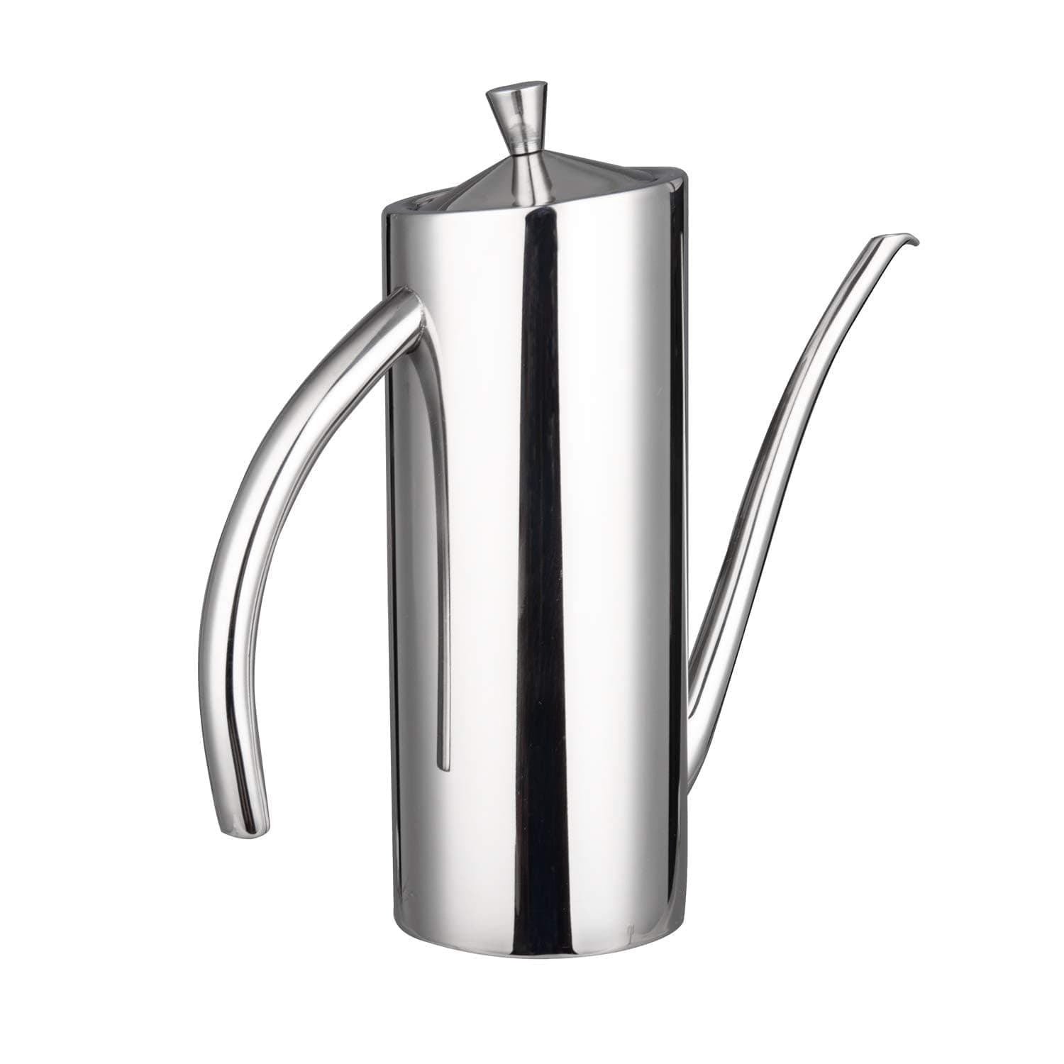 Olive Oil Dispenser SUS304 Stainless Steel Cooking Kitchen No Drip Oil Can Vinegar Container, 24oz/700ml