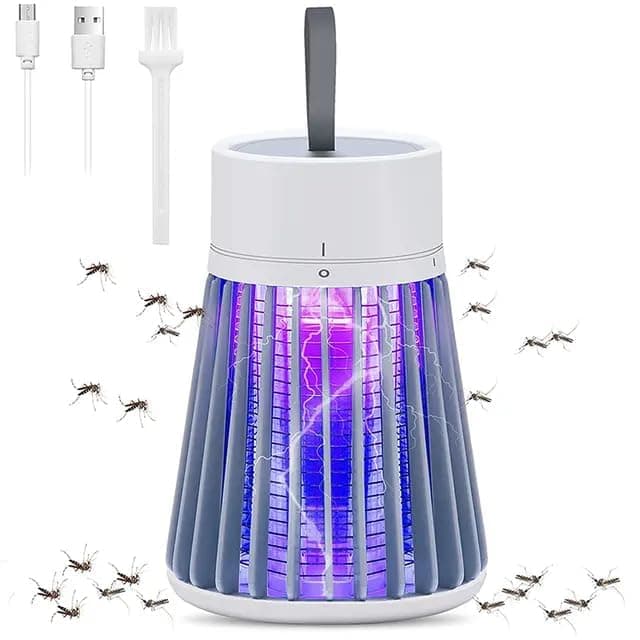 Mosquito Lamp Eco-Friendly LED Mosquito Killer Machine – USB-Powered Indoor Bug Zapper for Home – Chemical-Free Insect Trap Safe for Kids & Pets – Easy to Clean