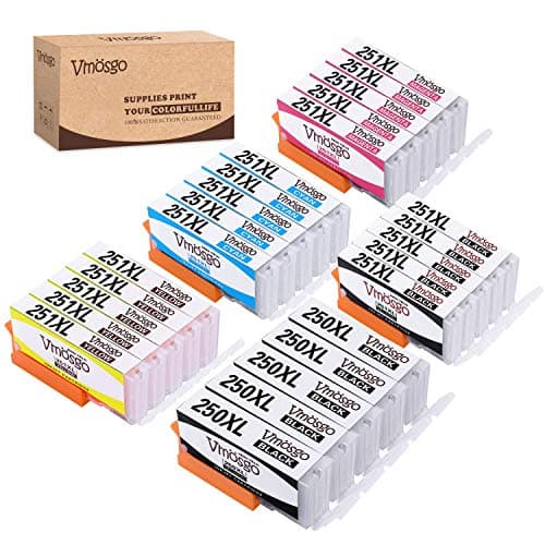 Vmosgo Replacement for Canon PGI-250XL CLI-251XL Compatible Ink Cartridge, Used with Canon Pixma MX922 MG7520 MG5520 MG5420 MG7120 MG6320 MG6620 MG5620 IP7220 IX6820 IP8720 MG6420 MX722 MG5422
