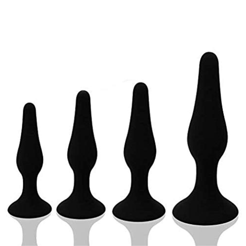 Ac-4 Piece Comfortable Black Waterproof Silicone Item Which Can be Used on The Excersize Exercise Mats at Home