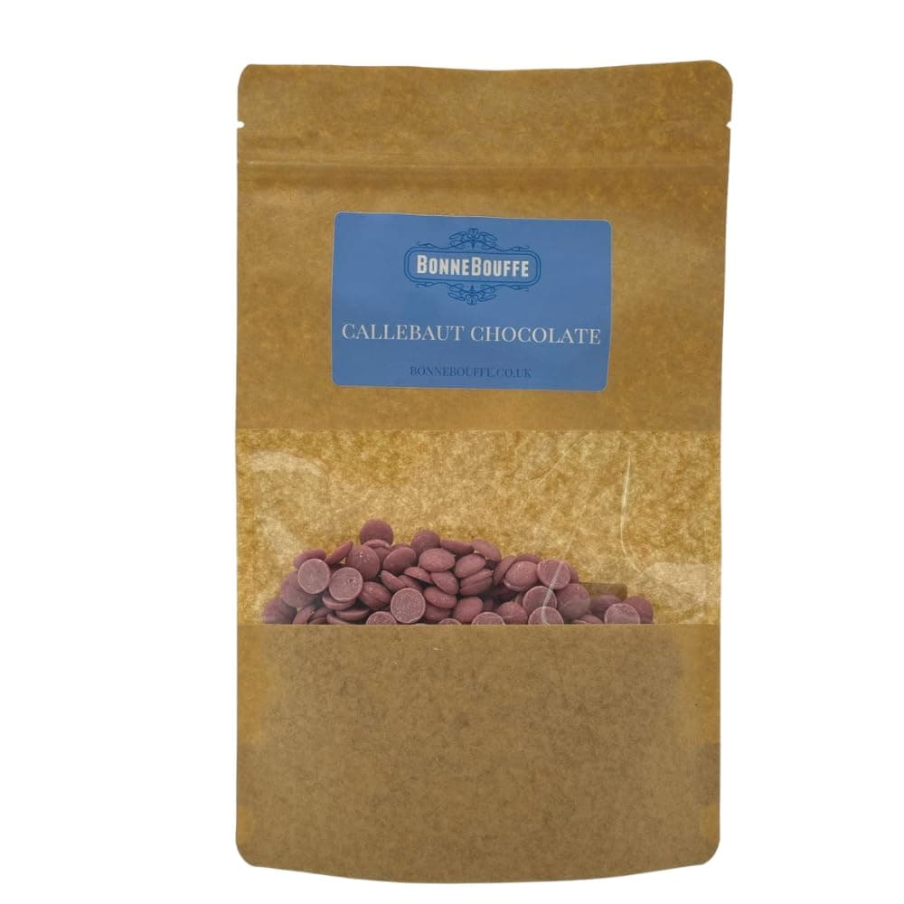 Ruby Chocolate Chips by Callebaut - Small 200g resealable Bag
