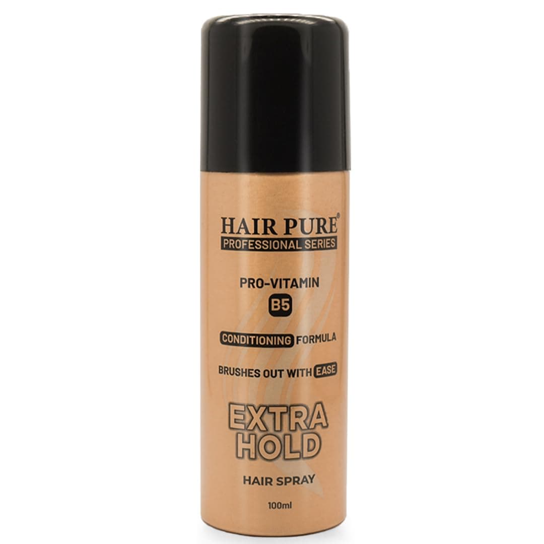 Extra Hold Hair Spray | Quick Drying | Long Lasting Hold | No Flaking | Natural Shine | Non-Sticky | Easy Wash Off | Pro Vitamin B5 | Conditioning Formula (100Ml)