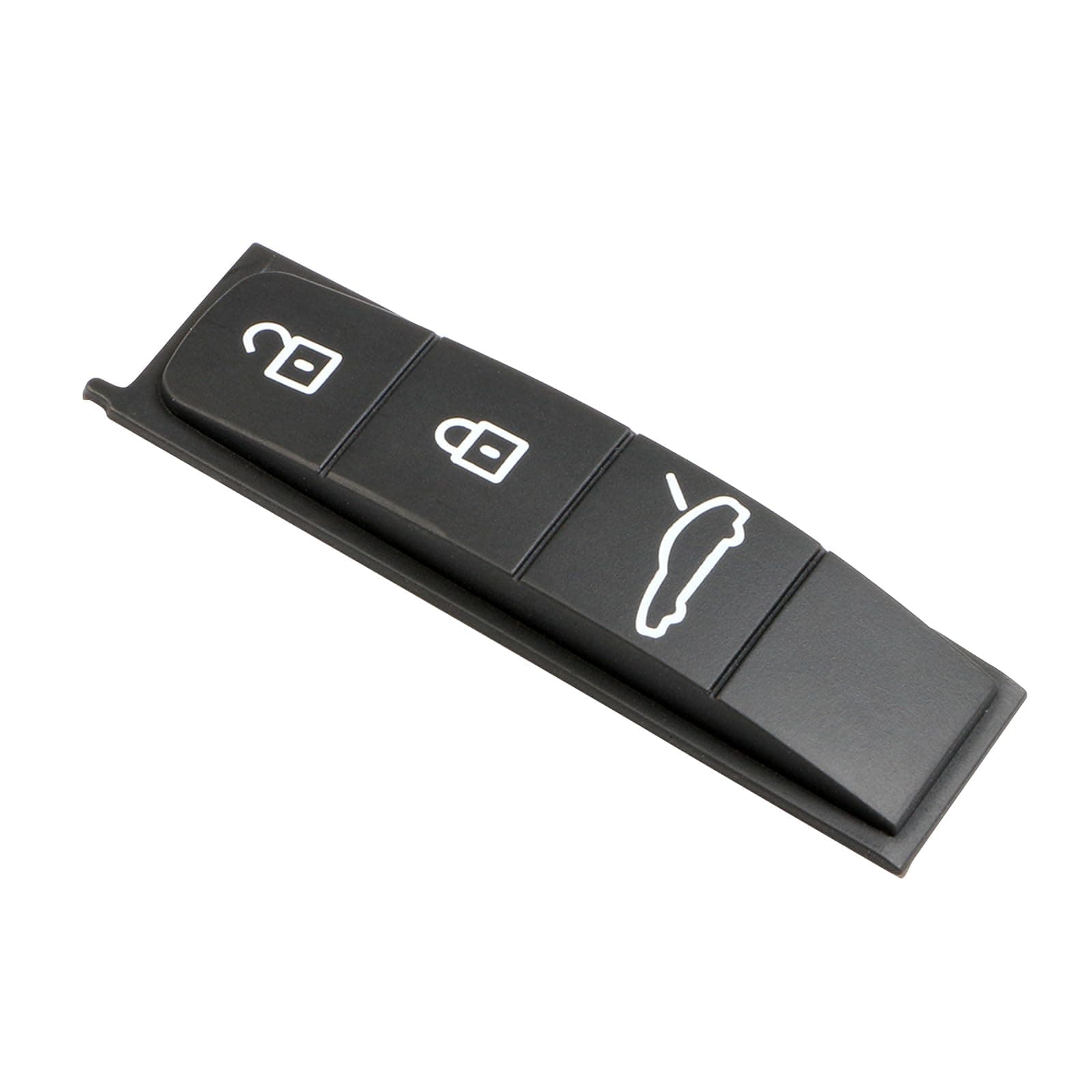 Black Rubber Key Button Cover Compatible with Porsche Panamera 2017-2024 Compatible with Porsche Accessories