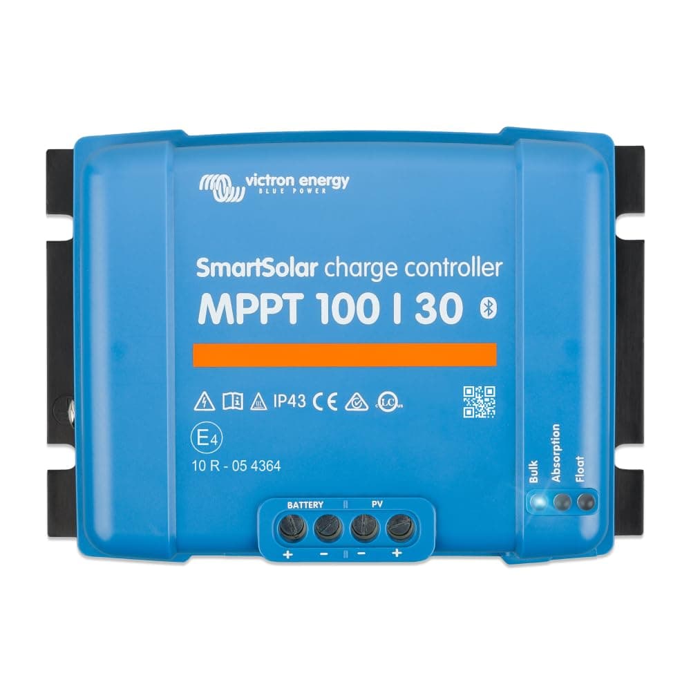 SmartSolar MPPT Solar Charge Controller (Bluetooth) - Charge Controllers for Solar Panels - 100V, 30 amp, 12/24-Volt