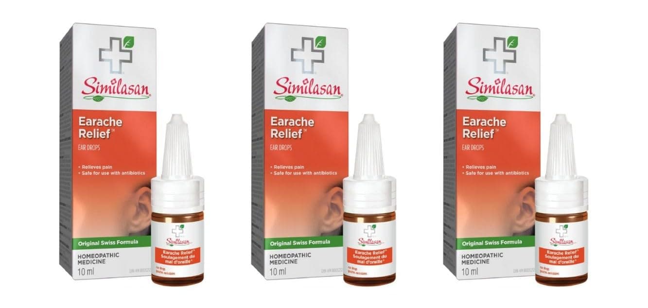 Earache Relief Ear Drops 10 mL (3 pack)