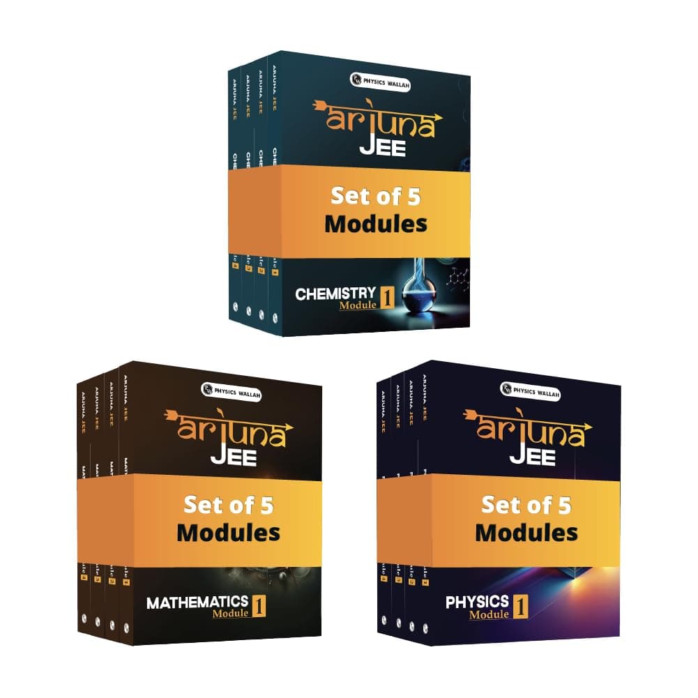 PW Arjuna For JEE Main & Advanced Class 11 Physics, Chemistry and Mathematics Modules with Solutions Combo Set of 15 Books (2025 Edition) [Paperback] PW