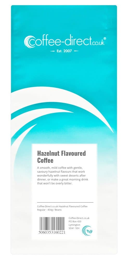 Coffee Direct Hazelnut Flavoured Coffee Beans 454 g