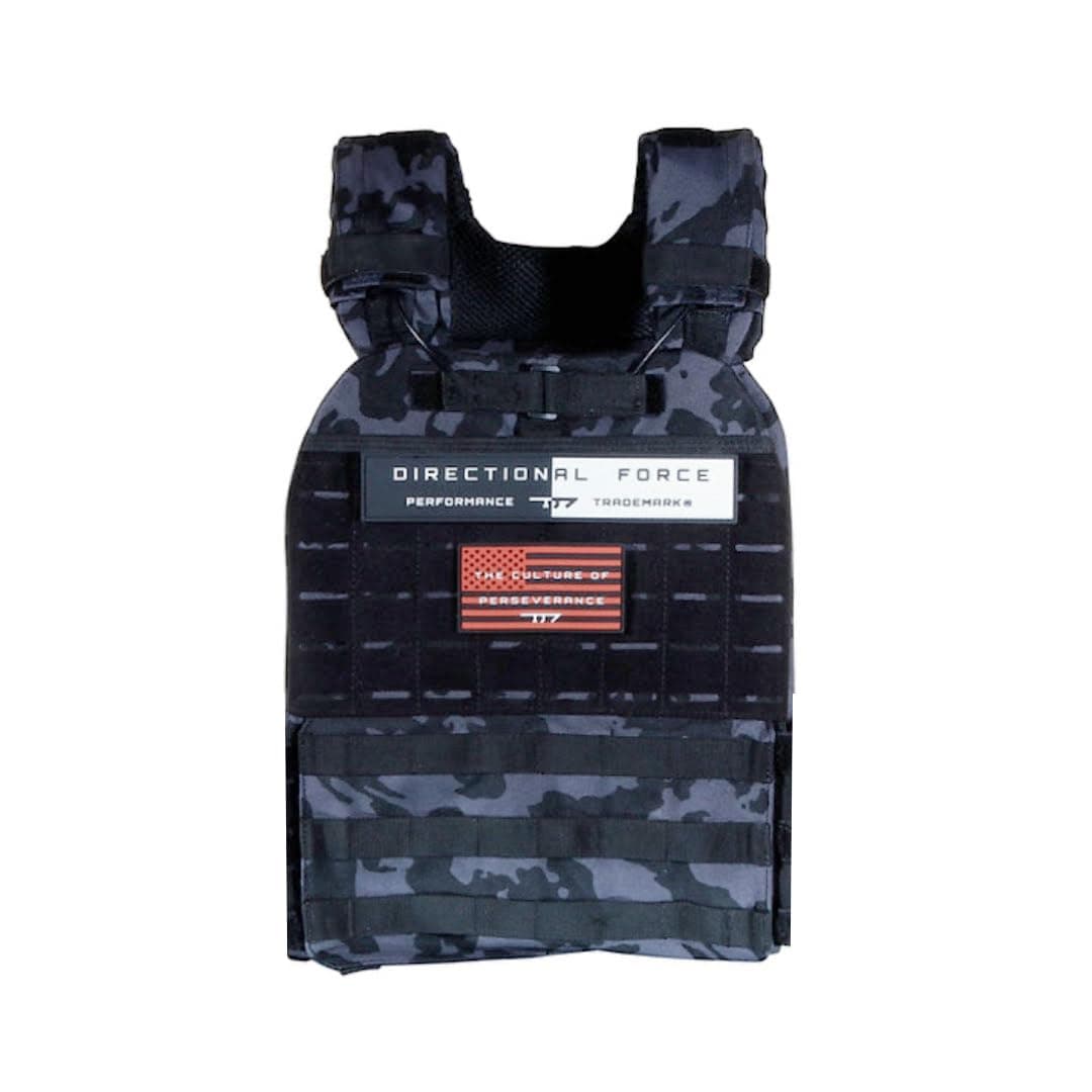 Directional Force | Centurion Weight Vest | Training Vest Workout Gear | Performance Apparel & Products (Stealth)