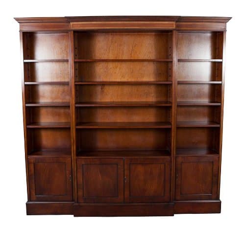 English Classics Antique Style Mahogany Bookcase