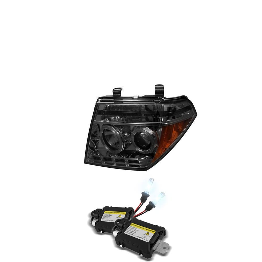 Eautolight 8000k Slim Xenon HID Kit + 05-08 Frontier Pathfinder Smoke Projector Head Lights