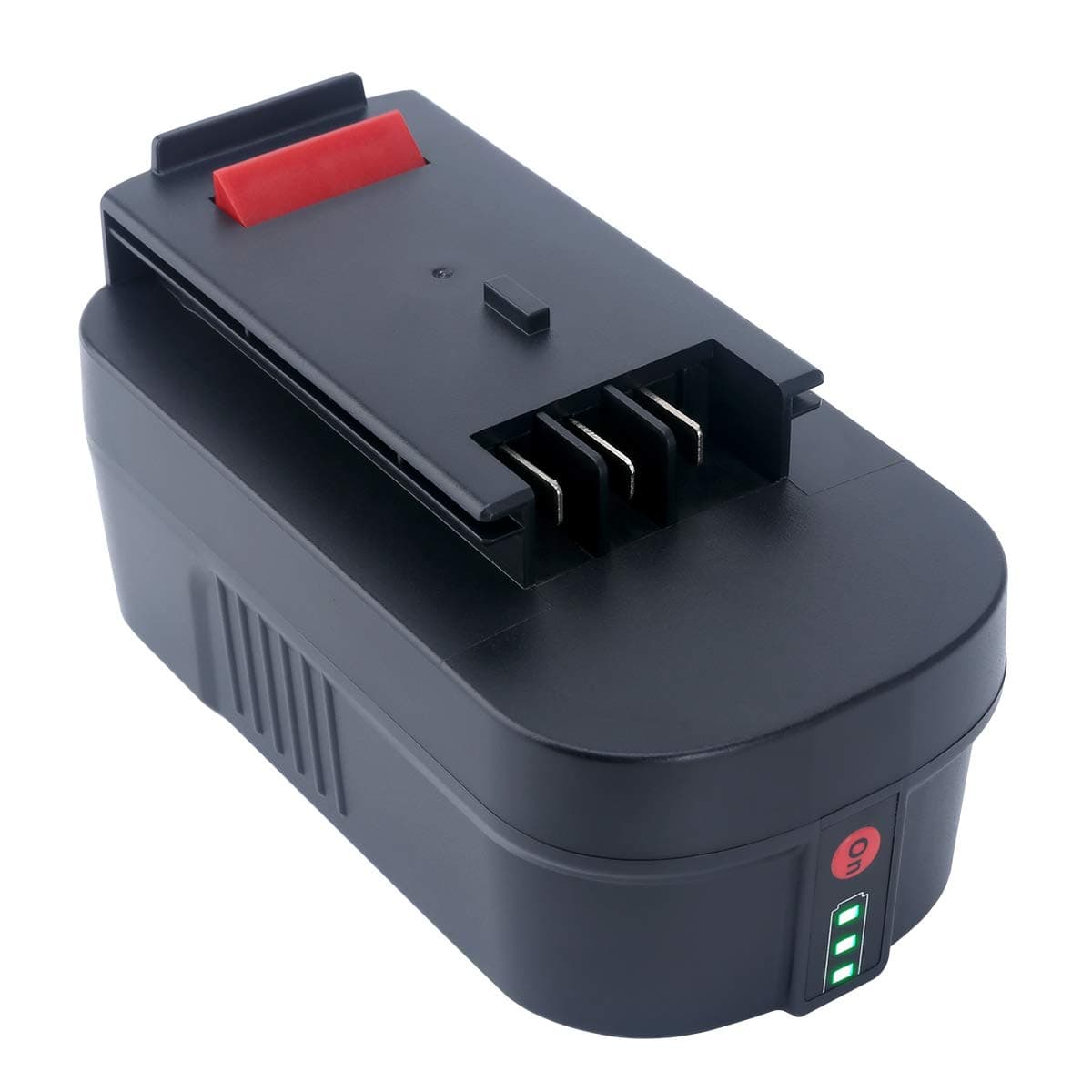 Lasica 5.0 Ah Lithium Replacement for Black & Decker 18V Battery HPB18, Compatible with Black and Decker 18 Volt Outdoor Cordless Power Tools 244760-00 Firestorm FS180BX FS18FL FSB18