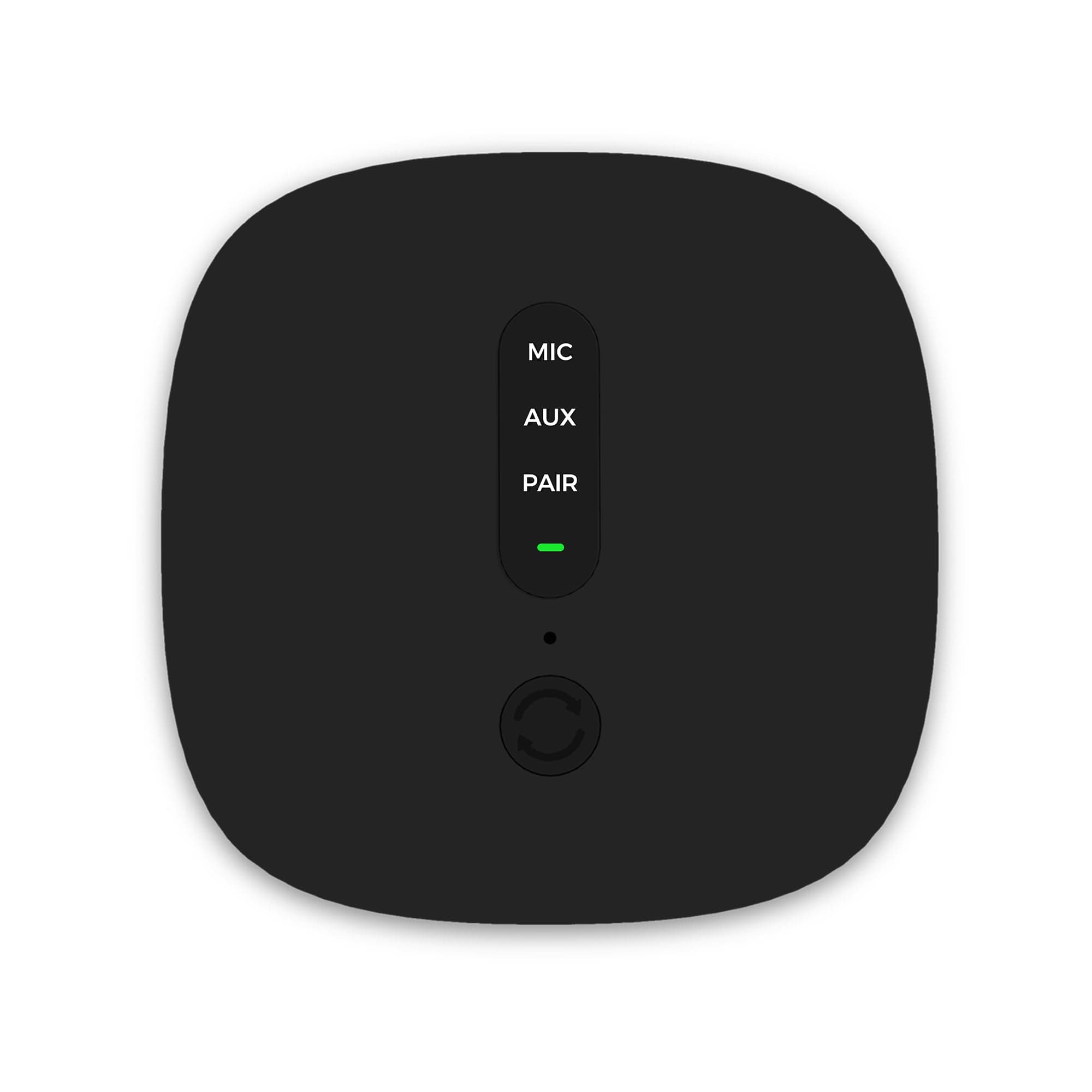 LINNERConnect Transmitter Rechargeable TV & Wireless Mic Mode for immersive Hearing Experience Range to 66 feet for Distant Sound Pickup, 40ms Low Latency, ensuring Seamless Communication Black