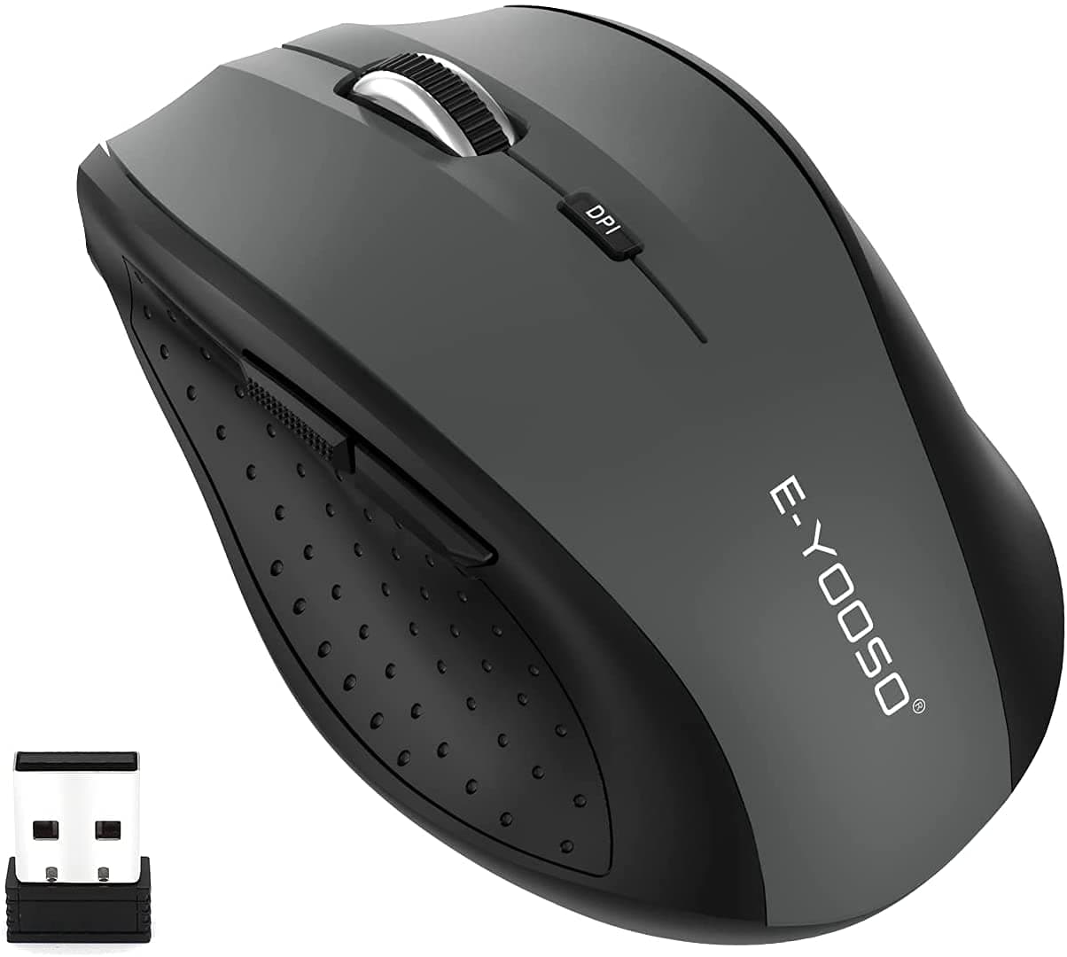 E-Yooso E-1010 Wireless Gaming Mouse, Grey