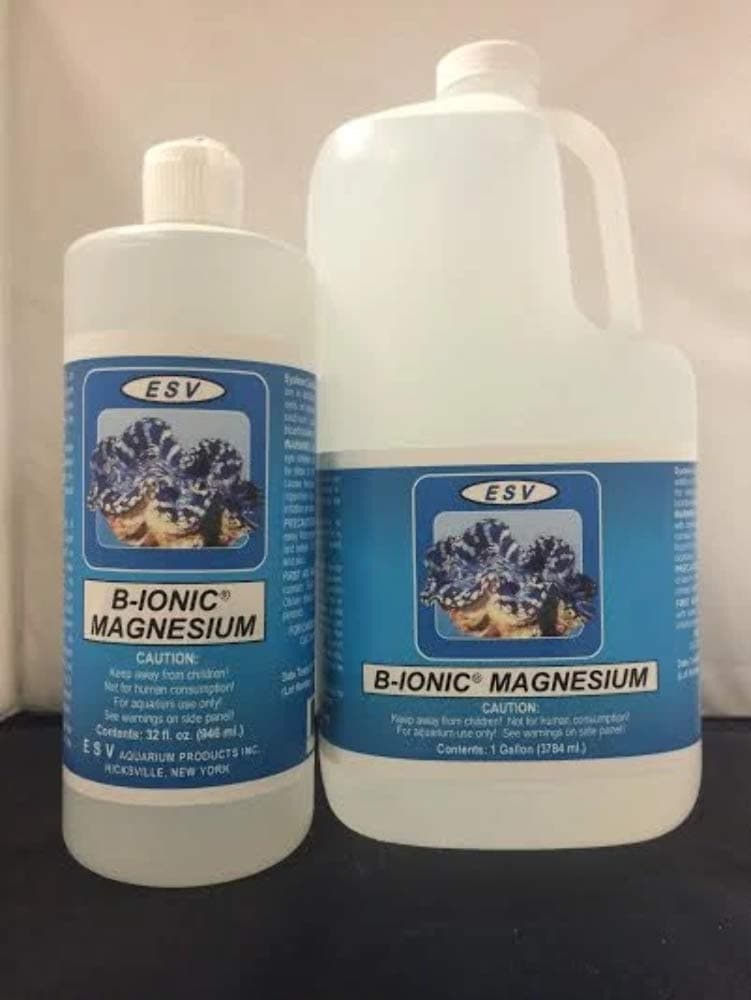 B-Ionic Magnesium Liquid Supplement for Coral Reef Salt Water Aquariums, 32 Ounce
