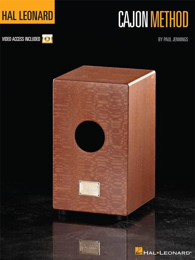 Hal Leonard: Cajon Method | Percussion Sheet Music Book with Online Audio Access | Cajon Instruction with Grooves and Exercises | Learn Techniques, Rhythms and Styles for Practice and Performance