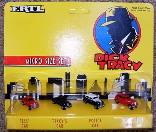 Dick Tracy Micro Size Vehicle Set by Ertl Dick Tracy