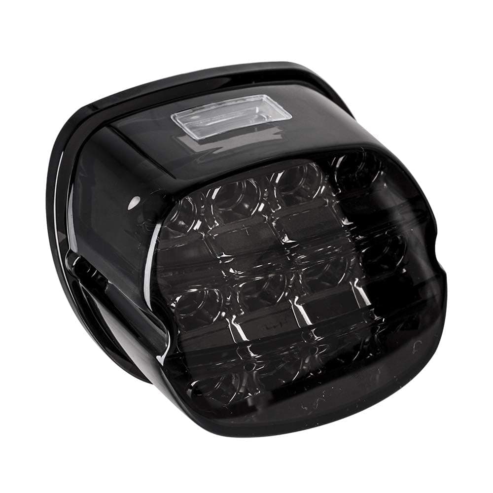 NTHREEAUTO Black LED Tail Light Compatible with Harley Dyna Road King Electra Glide Street Bob Touring