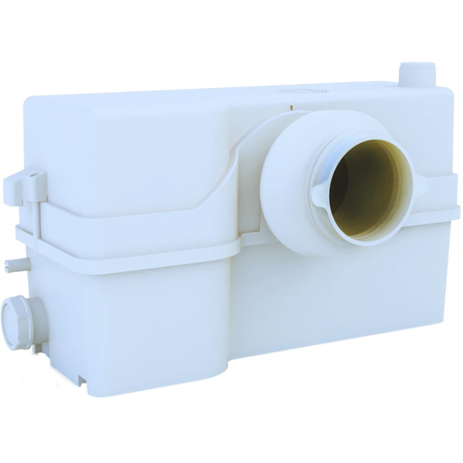FlowPro FP800 Easy Service Macerator, White. for Heavy use, En-Suite, Toilet, Basin, Shower & Bidet
