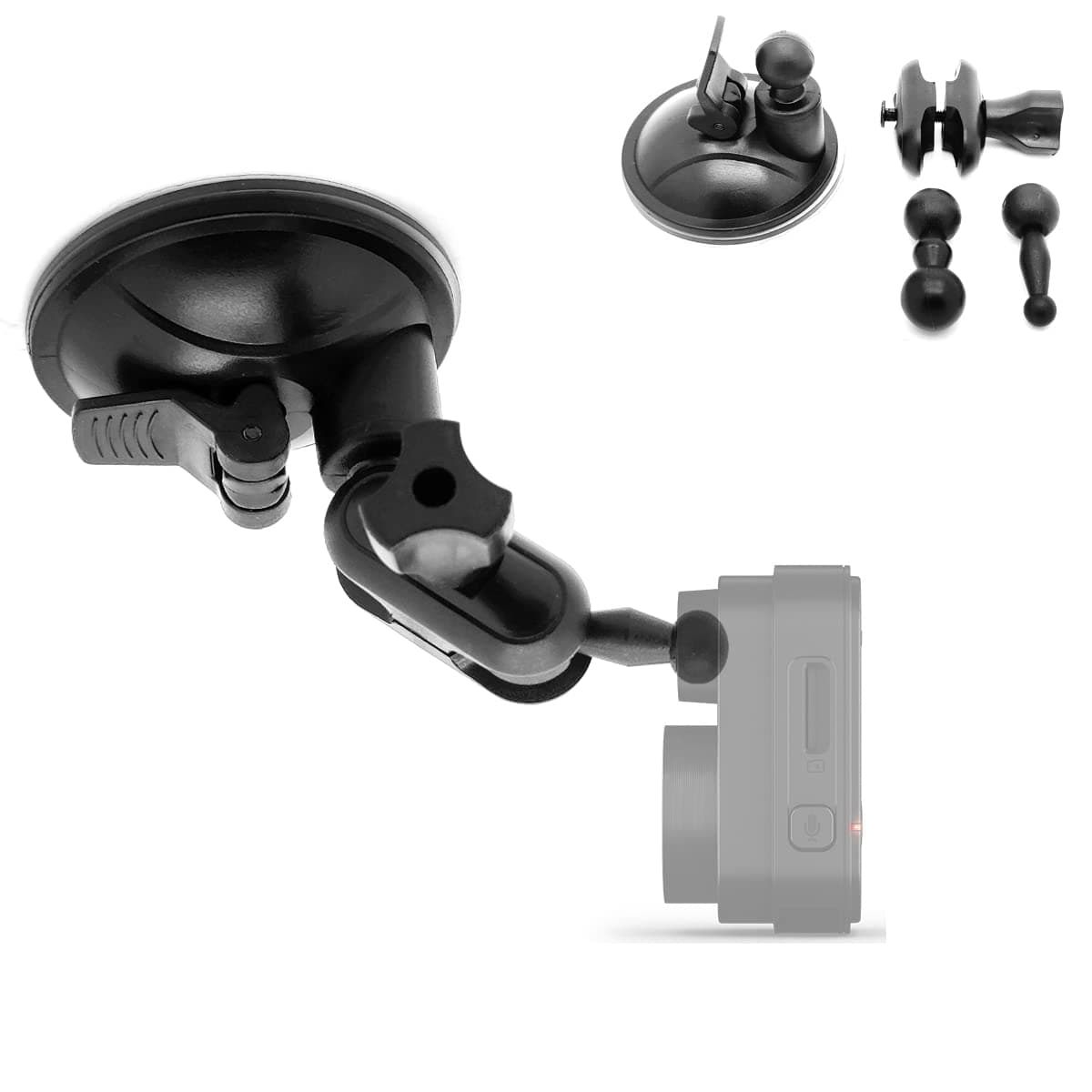 Dash Cam Suction Cup Mount for Garmin Dash Cam 20 25 30 45 46 47 55 56 57 65 66 67W Mini 2 and Speak Tandem