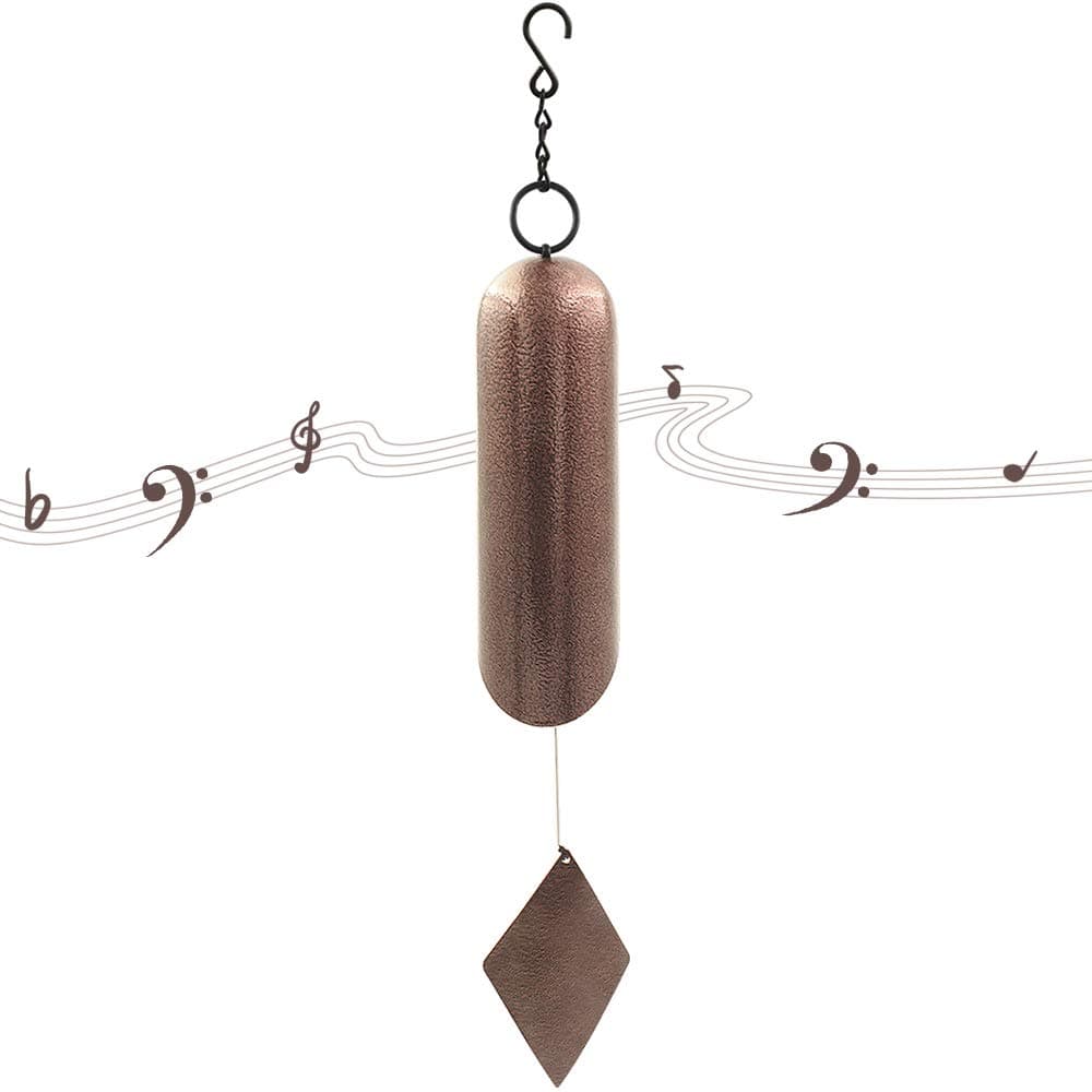 Cesun Wind Chimes for Outside Deep Tone, Heavy Duty Wind Bell Deep Resonance Serenity Bell Outdoor Clearance, Relaxing Sound Helps You Find The Peace of Your Mind, 24 Inch