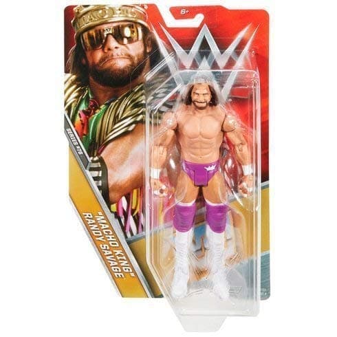 WWE Mattel Basic Series 76 Wrestling Action Figure - Macho Man King Randy Savage