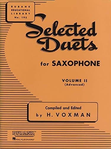 Selected Duets for Saxophone: Advanced (2) (Rubank Educational Library)