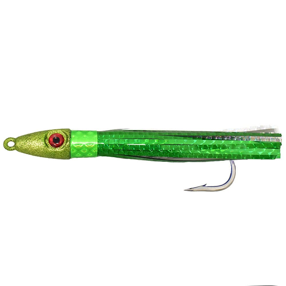 Hybrid Wahoo Bombs 6" Fully Rigged - 6 oz Multi Colored Tuna Trolling Wahoo Bombing