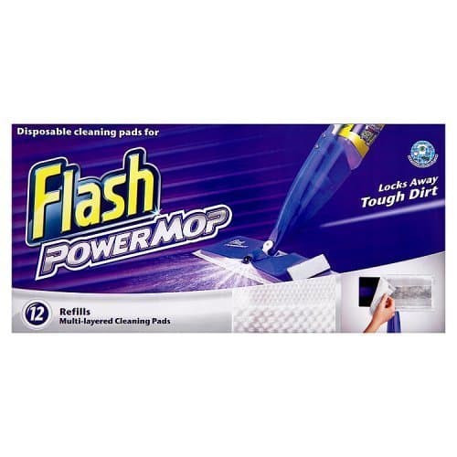 Flash Powermop Refill Pads 12 per pack