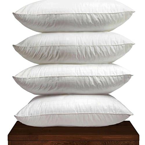 4 X DUCK FEATHER HOTEL QUALITY PILLOWS